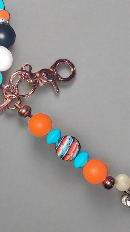 “Vibe” wristlet keychain