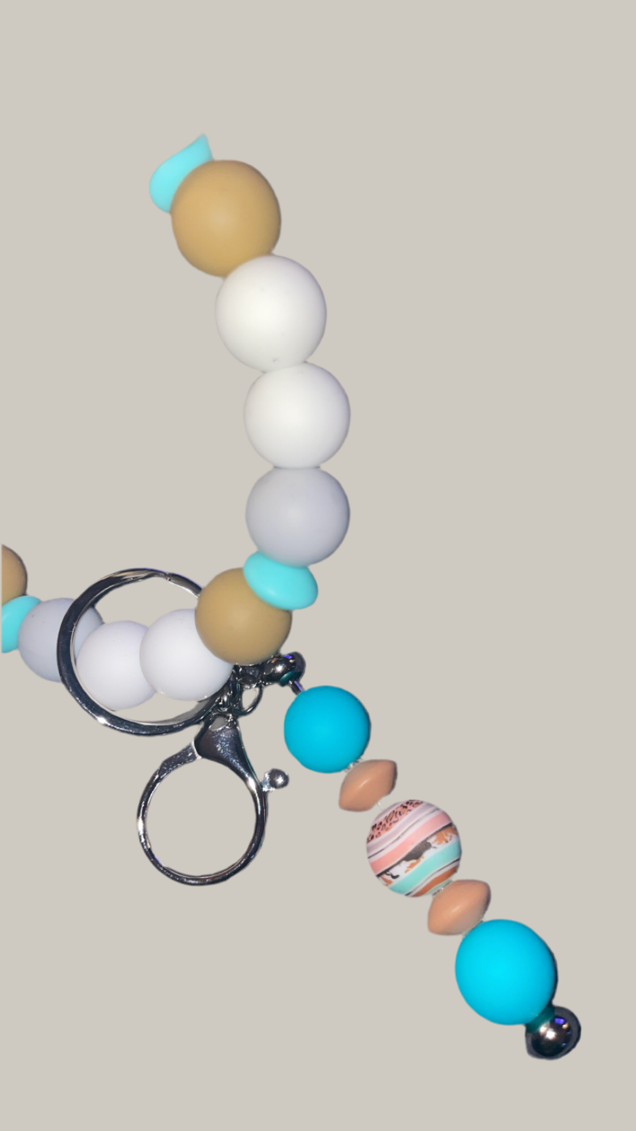 “Dunes” wristlet keychain